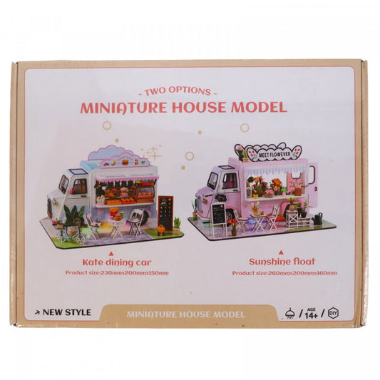 Diorama, Camionul cu flori, NO4232, 14 ani, 260 x 200 x 160 mm, Multicolor