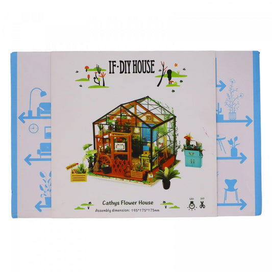 Diorama, Casuta cu flori, NO2543m, 14 ani, 195 x 175 x 175 mm, Multicolor