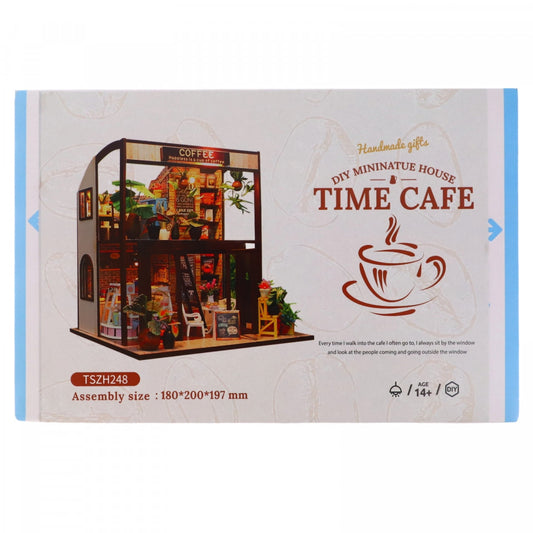 Diorama, Magazinul de cafea, Carcasa acrilica de protectie, NO4235, 14 ani, 180 x 200 x 197 mm, Multicolor