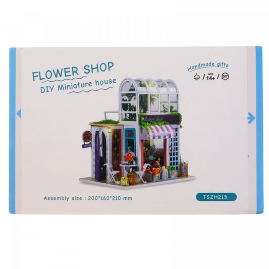 Diorama, Magazinul de flori, NO4232, 14 ani, 200 x 160 x 210 mm, Multicolor
