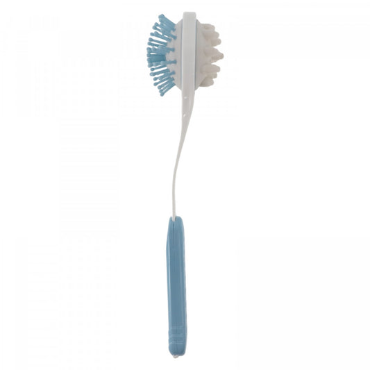 Dispozitiv pentru masaj corp, Extensibil, 2 fete, ABS, 7 x 37/43 cm, Bleu