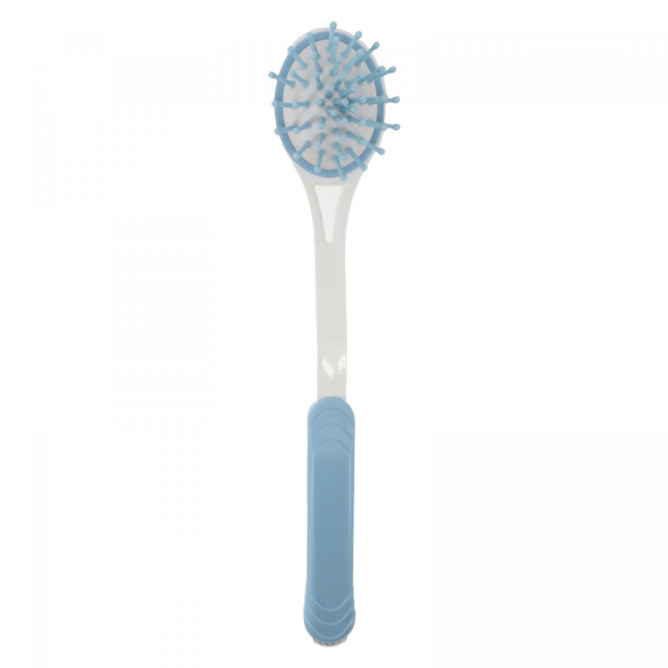 Dispozitiv pentru masaj corp, Extensibil, 2 fete, ABS, 7 x 37/43 cm, Bleu