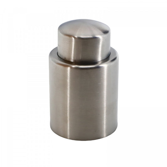 Dop pentru sticla de vin cu vacum, NO56, 7 cm, Argintiu
