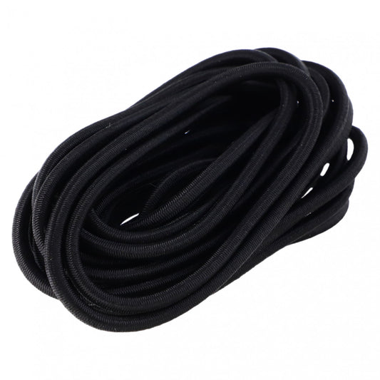 Elastic de croitorie, rotund, N1351, 4 mm x 4 m, Negru