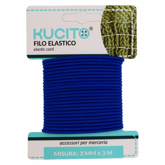 Elastic, NO6770, 3 mm x 3 M, Albastru