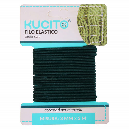 Elastic, NO6772, 3 mm x 3 M, Verde