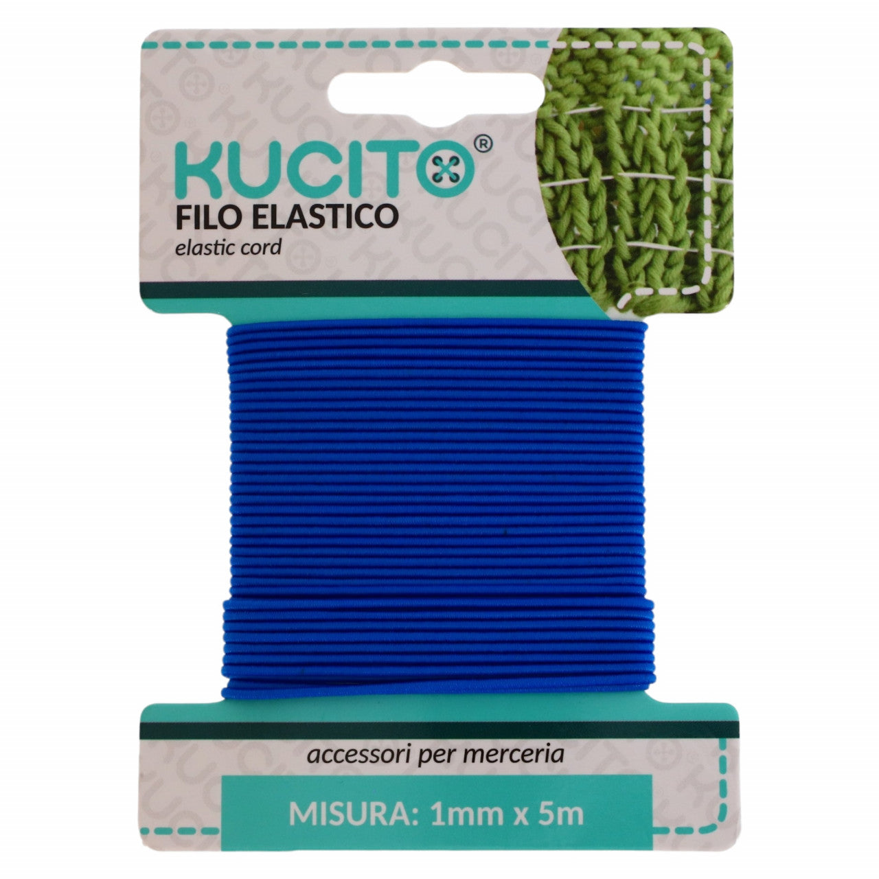 Elastic, NO6777, 1 mm x 5 M, Albastru