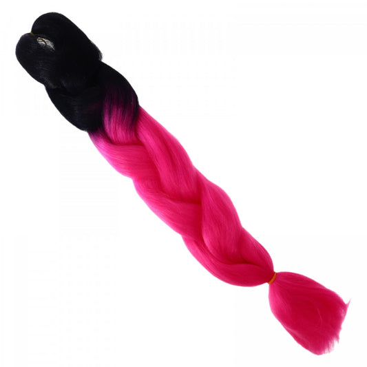 Extensie colorata de par pentru impletituri ombre, NO345, 100 g, Multicolor