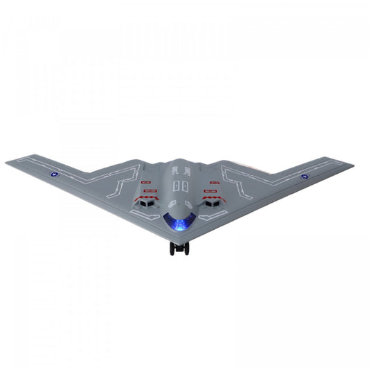 Figurina, Avion de vanatoare, Bombardier invizibil, NO4539, 27 cm, Gri