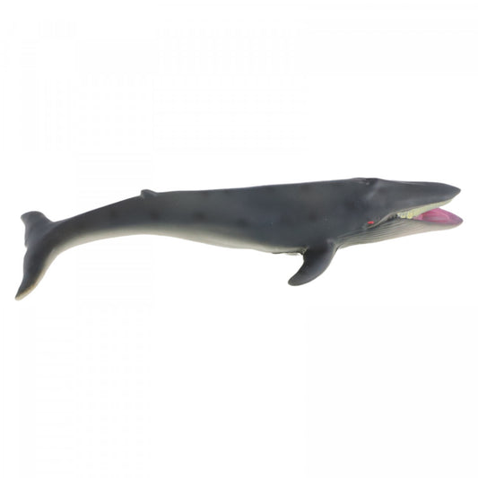 Figurina, Balena Albastra, material moale, 19 cm, Gri