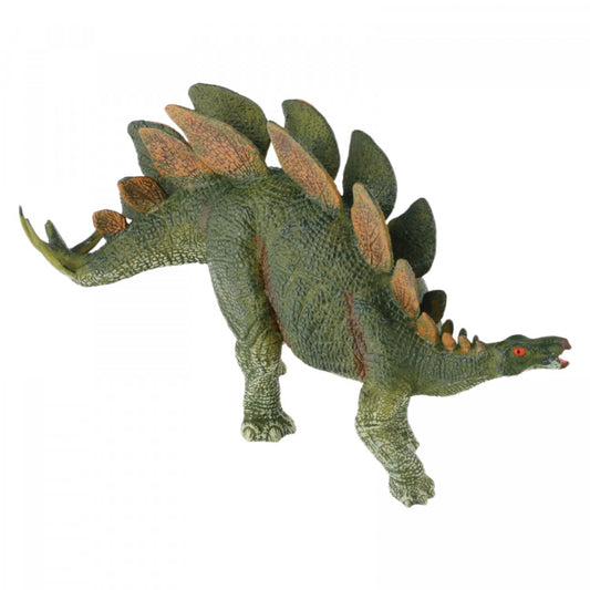 Figurina Dinozaur Stegosaurus, NO263, 19 cm, Verde