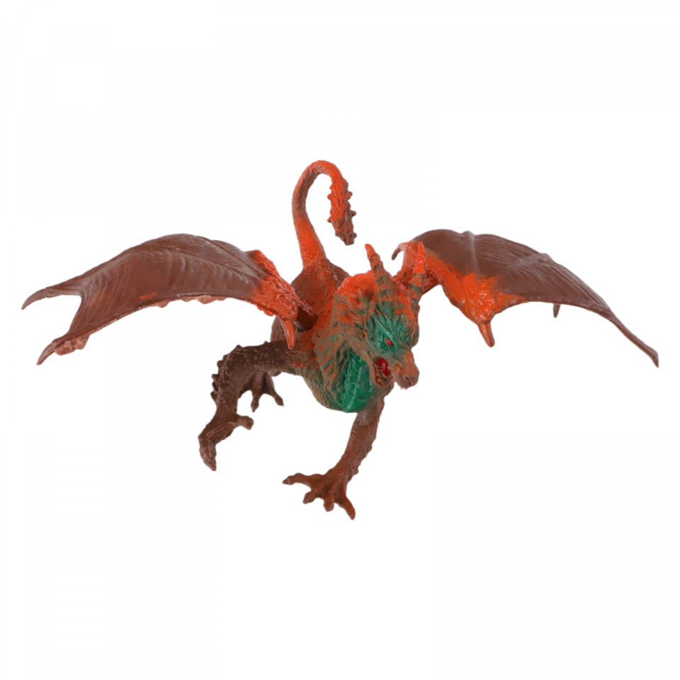 Figurina, Dragonul de pamant, 17 cm, Maro