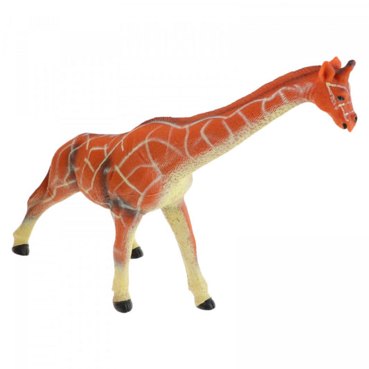 Figurina Girafa, material moale, NO1110, 40 cm, Maro
