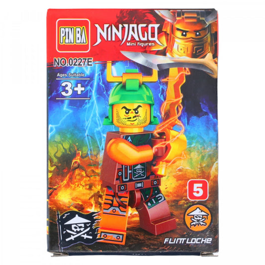 Figurina, Ninja GO, NO982, Flint Loche, 14 piese, Multicolor