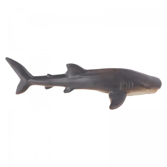 Figurina, Rechin Balena, material moale, 20 cm, Gri