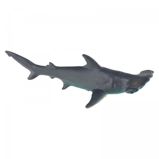 Figurina, Rechinul Ciocan, material moale, 21 cm, Gri