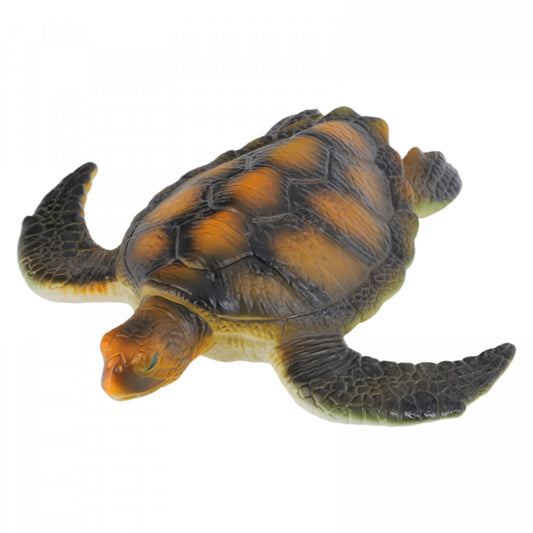 Figurina, Testoasa marina, material moale, 16 cm, Maro