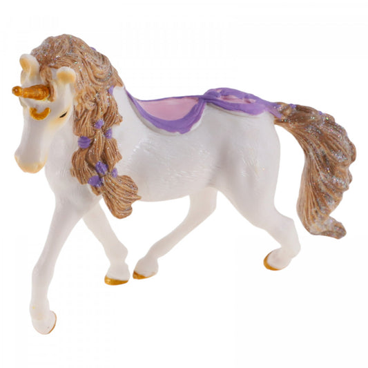 Figurina Unicorn, NO3292, 16 cm, Alb