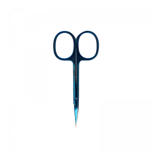 Forfecuta profesionala pentru cuticule, manichiura, curbata, NO70935, 9 cm, Albastru