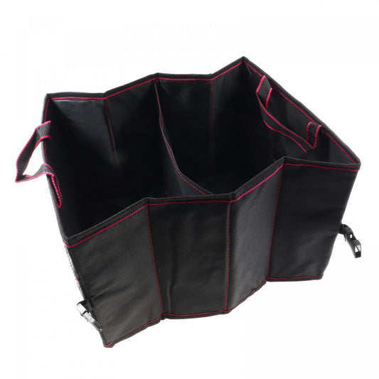Geanta organizator auto pentru portbagaj, pliabil, Negru, 31 x 37.5 x 25 cm