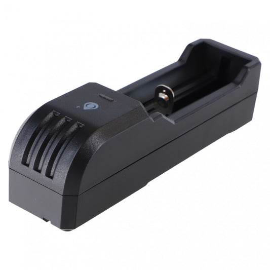Incarcator pentru acumulator de 3.7V Li-ion, indicator LED, DC4.2V -- 800mA, NO601, Negru
