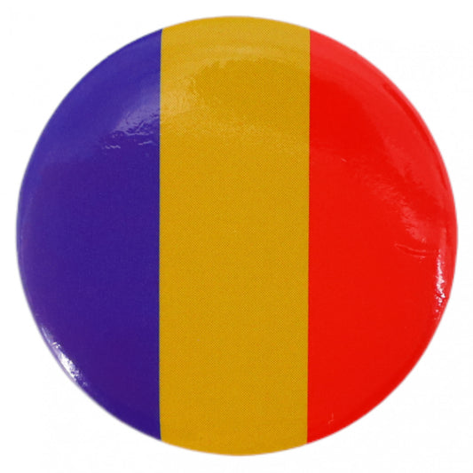 Insigna, Steag Romania, rotund, NO913, 3 cm, Multicolor