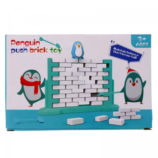 Joc arcade, Nu lasa pinguinul sa cada, NO422, 3 ani, 44 piese, Multicolor