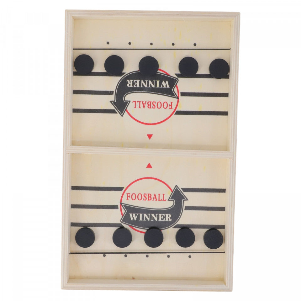 Joc de fotbal pentru copii, foosball, lemn, 21.8 x 34.5 cm