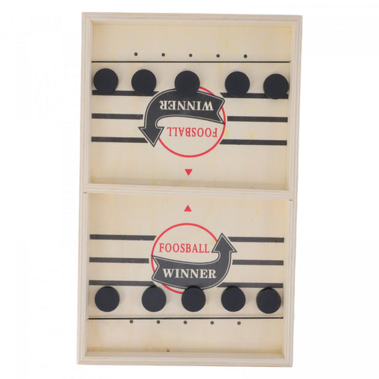 Joc de fotbal pentru copii, foosball, lemn, 21.8 x 34.5 cm