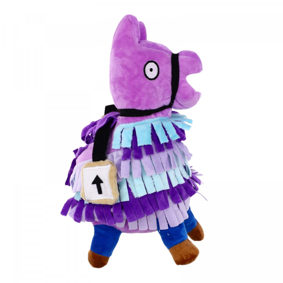 Jucarie de plus, Lama, cu sunet, 28 cm, Multicolor