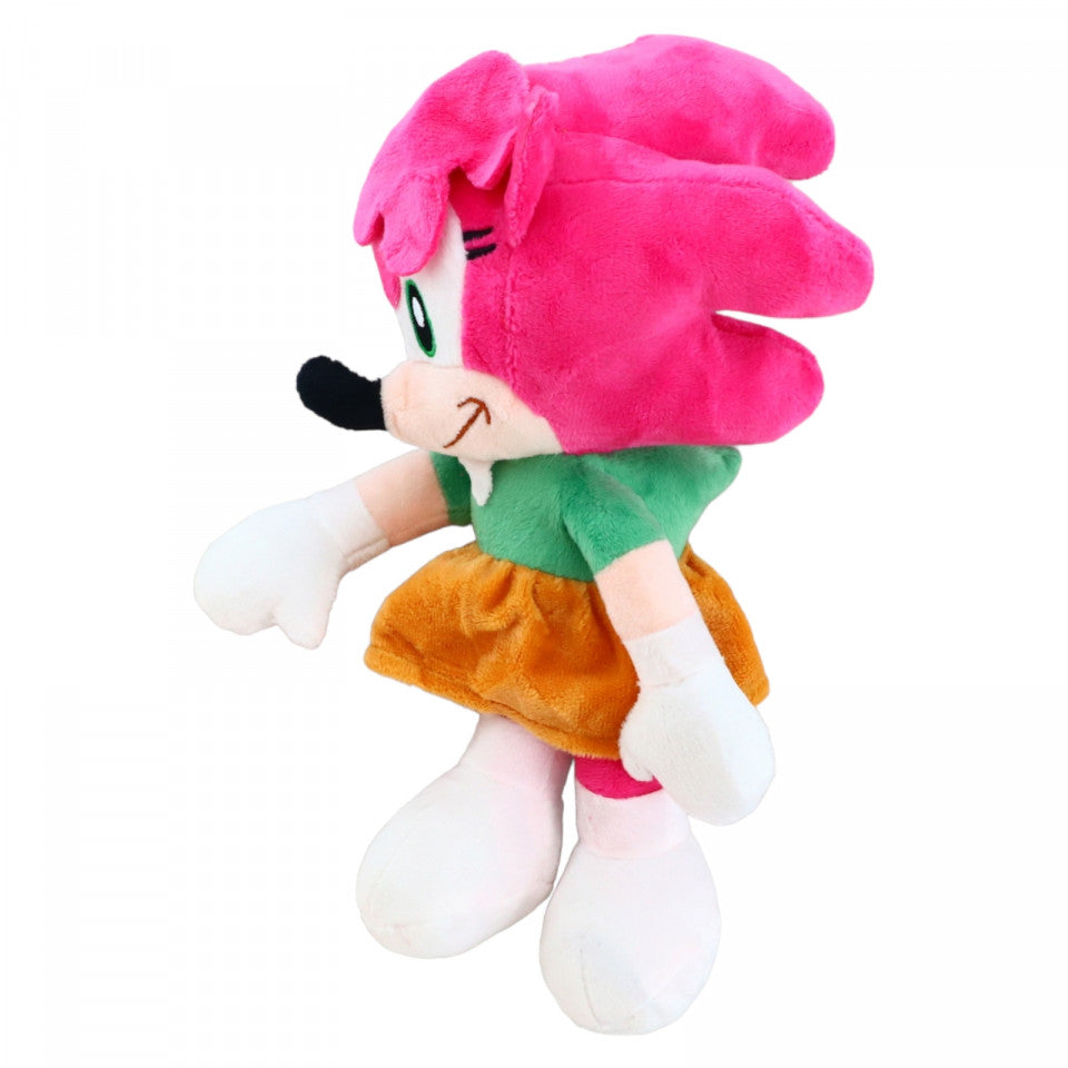 Jucarie de plus Sonic Amy, NO432, 17 cm, Multicolor