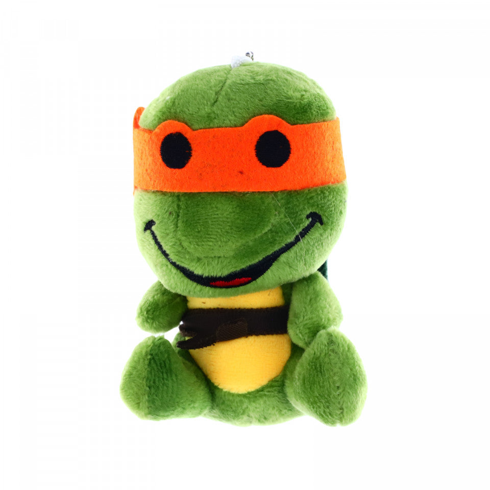 Jucarie de plus, Teenage Mutant Ninja Turtles, Testoarele Ninja, Michelangelo, 11 cm