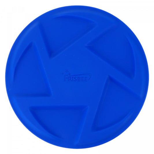 Jucarie frisbee pentru caini, cauciuc, NO590, 22 cm, Albastru