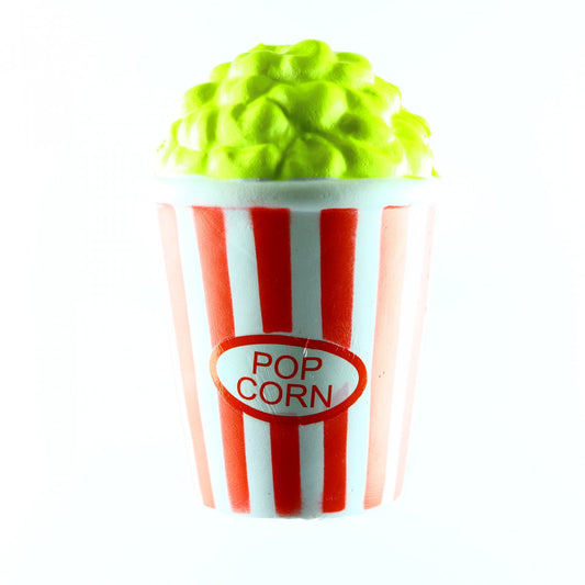 Jucarie Squishy parfumata, Pahar Popcorn, cu revenire lenta, Multicolor
