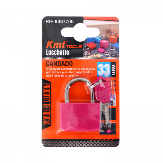 Lacat mic, NO857, 33 mm, Roz