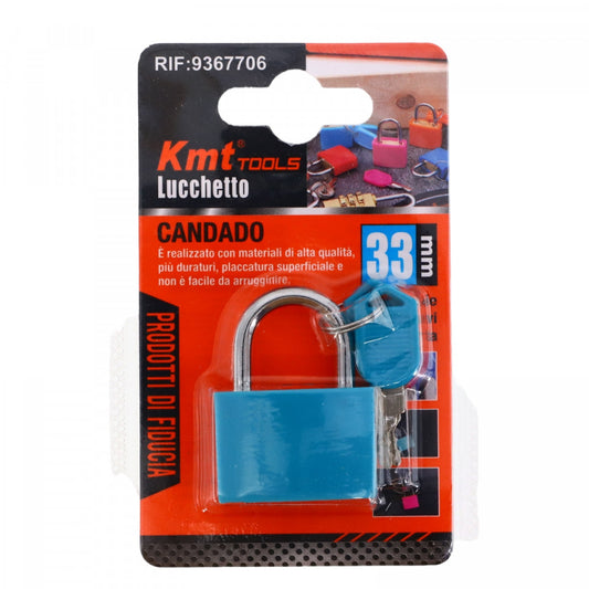 Lacat mic, NO861, 33 mm, Albastru