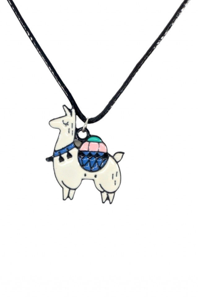 Lantisor cu pandantiv, Alpaca, NO996, 50 cm, Multicolor