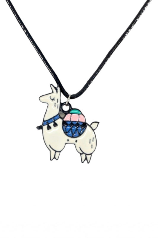 Lantisor cu pandantiv, Alpaca, NO996, 50 cm, Multicolor