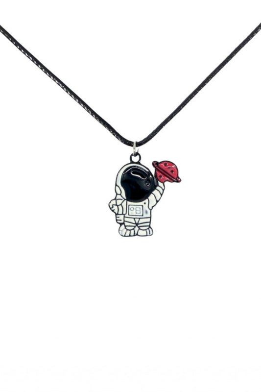 Lantisor cu pandantiv, Astronaut, NO1016, 50 cm, Multicolor