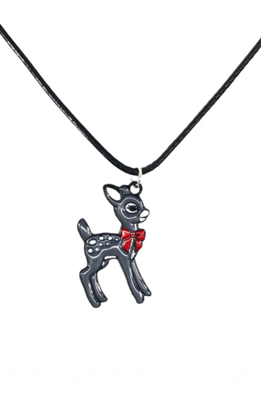 Lantisor cu pandantiv, Bambi, NO1074, 50 cm, Multicolor
