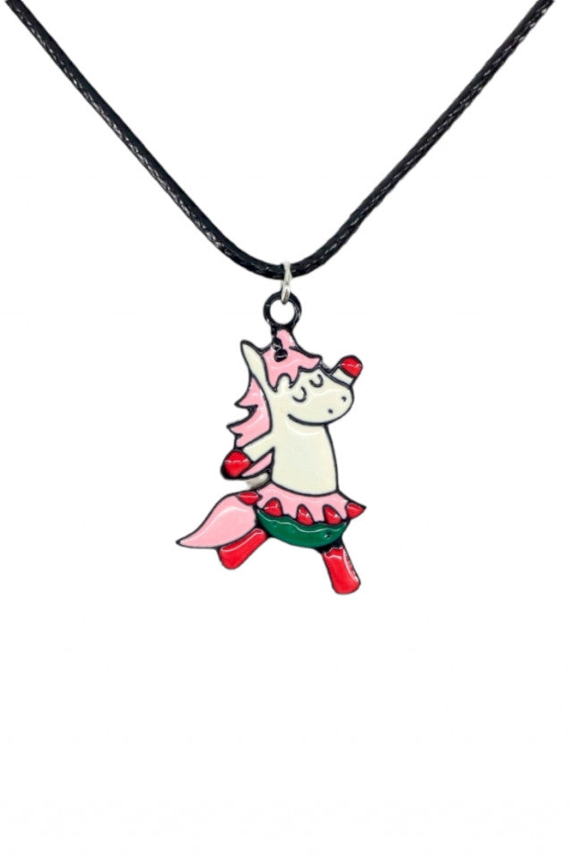 Lantisor cu pandantiv, Calutul vesel, NO1056, 50 cm, Multicolor