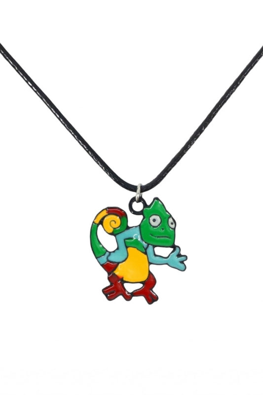 Lantisor cu pandantiv, Cameleon, NO1108, 50 cm, Multicolor