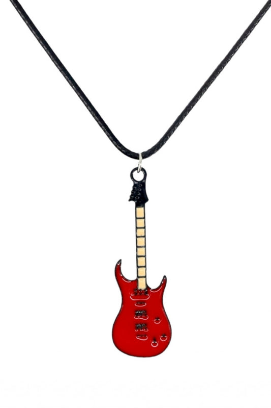 Lantisor cu pandantiv, Chitara, NO1042, 50 cm, Multicolor