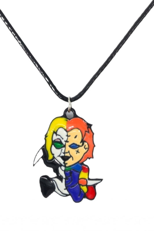 Lantisor cu pandantiv, Chucky, NO1152, 50 cm, Multicolor