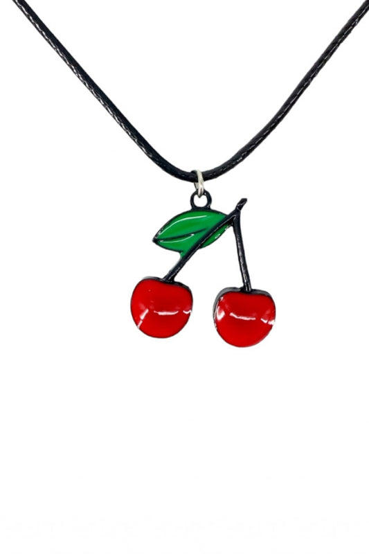 Lantisor cu pandantiv, Cirese, NO999, 50 cm, Multicolor