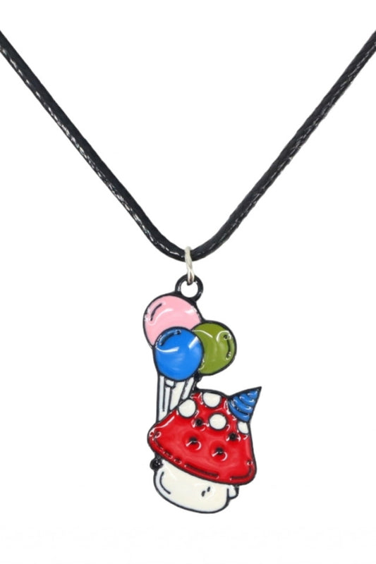 Lantisor cu pandantiv, Ciuperca, NO1164, 50 cm, Multicolor