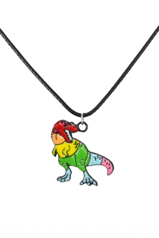 Lantisor cu pandantiv, Dinozaur, NO1101, 50 cm, Multicolor