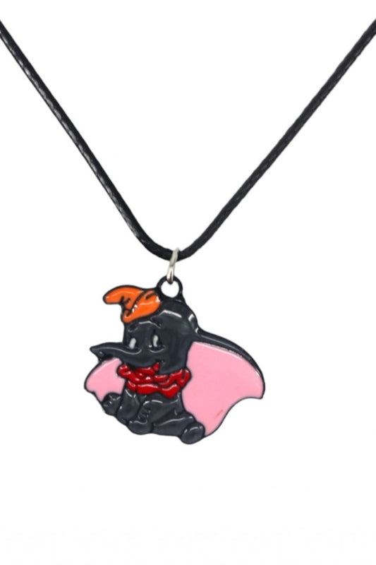 Lantisor cu pandantiv, Elefantul Dumbo, NO1173, 50 cm, Multicolor