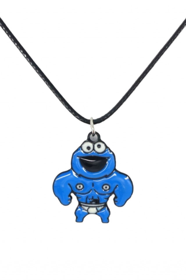 Lantisor cu pandantiv, Elmo cu muschi, NO1049, 50 cm, Multicolor