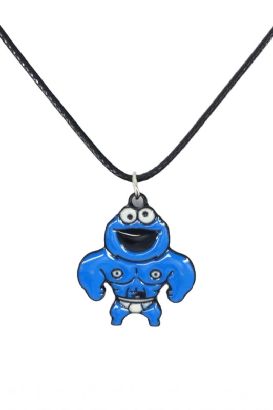 Lantisor cu pandantiv, Elmo cu muschi, NO1049, 50 cm, Multicolor